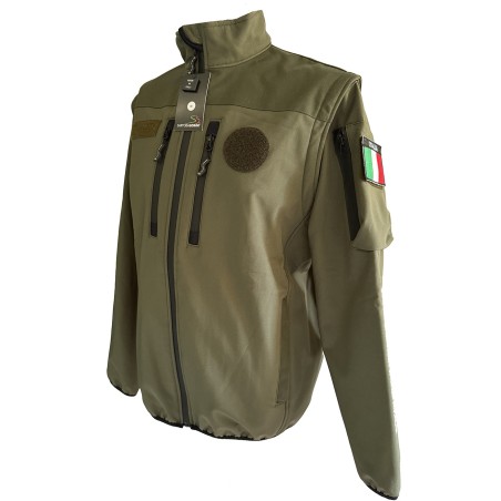 Giacca Softshell Militare