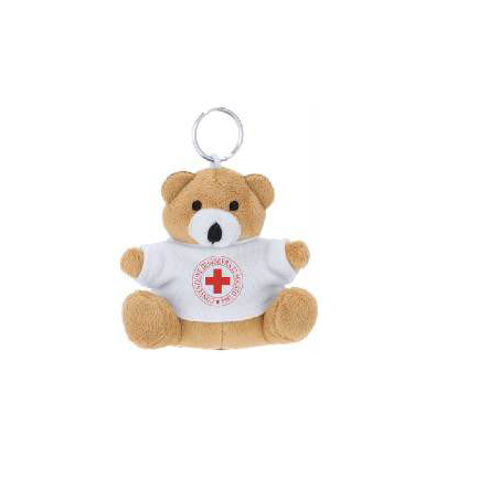 Stuffed bear key ring Red Cross